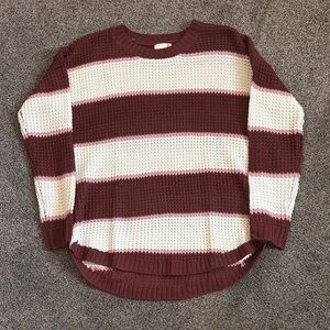 SO Maroon Knit Sweater